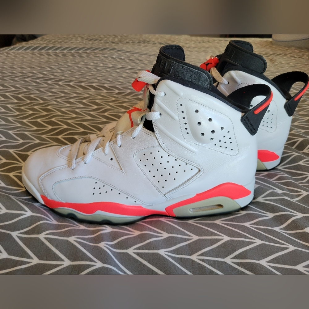 Air Jordan 6 white infrared Men's 10.5